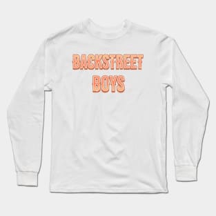 backstreet Text vintage Long Sleeve T-Shirt